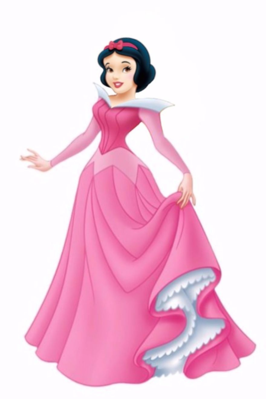 Snow White in Aurora’s Dress