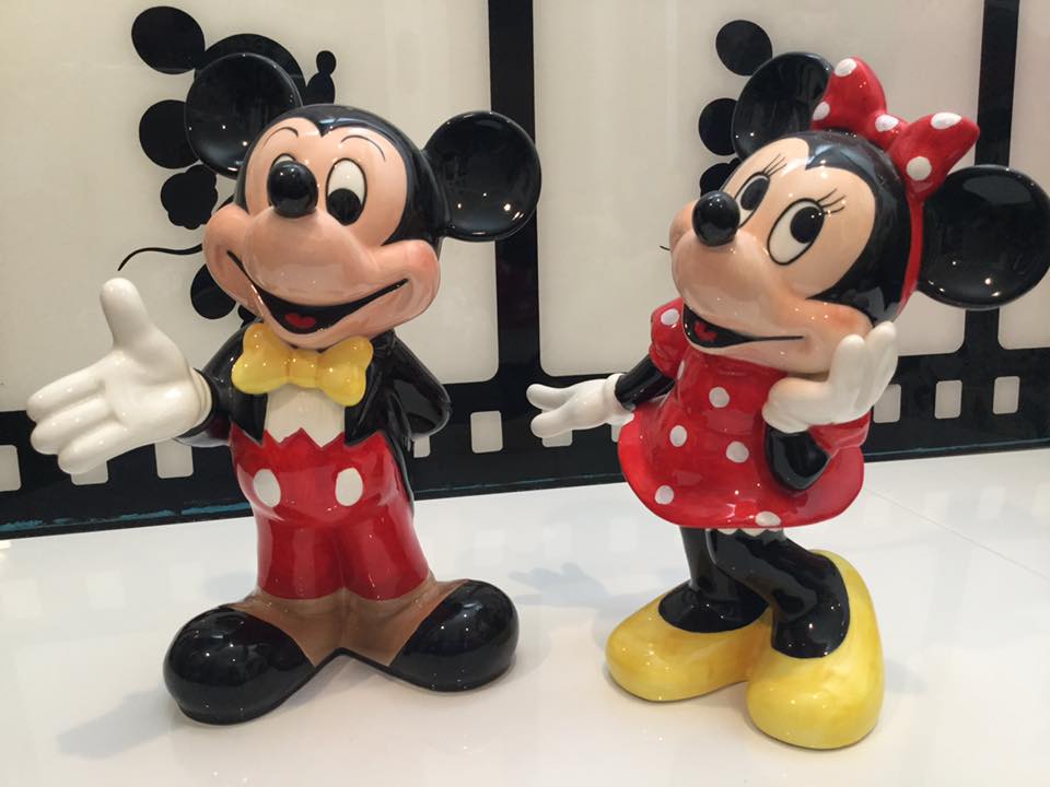 Mickey and Minnie Mouse Cookie Jars