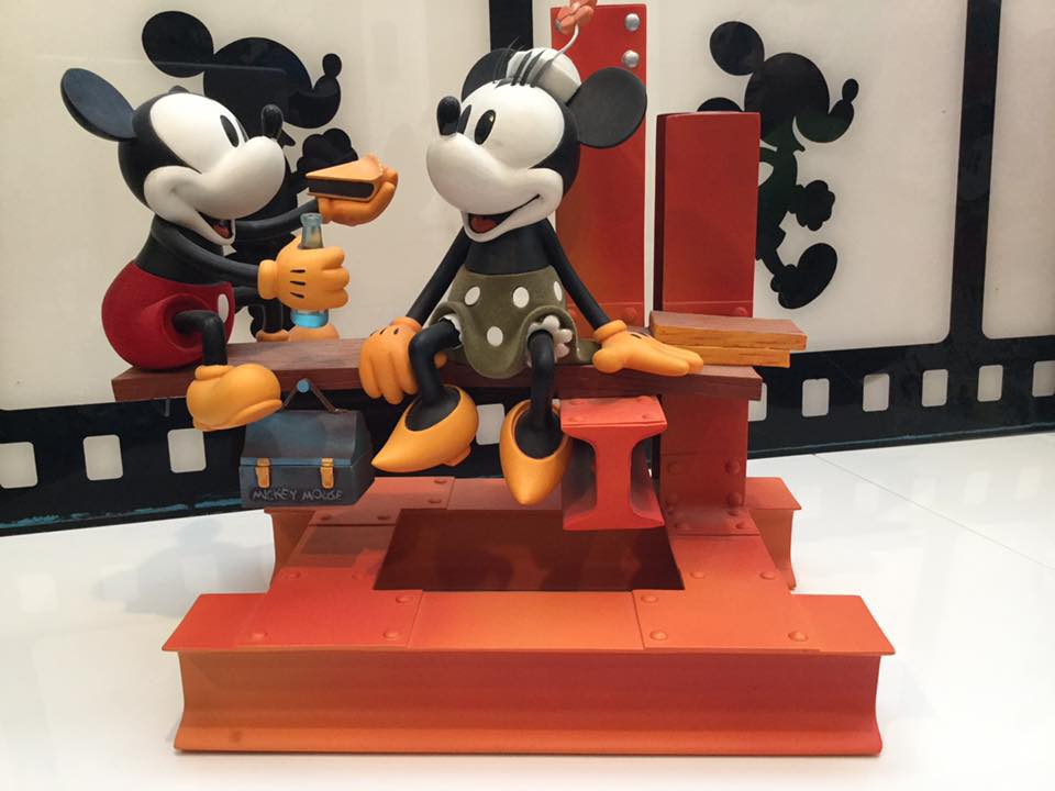 Mickey and Minnie Mouse Construction Site Figurines