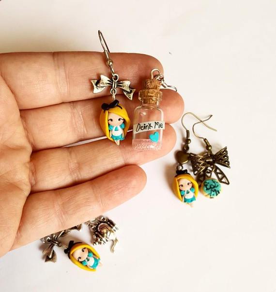 Alice in Wonderland Earrings