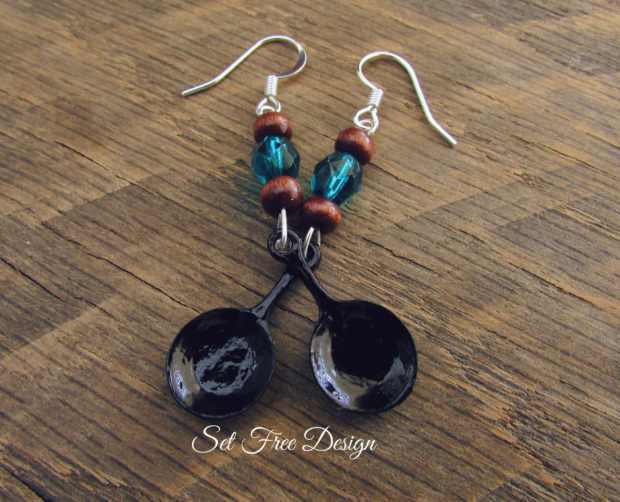 Rapunzel’s Cast Iron Pan Earrings